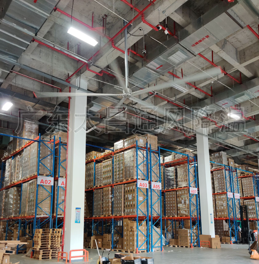 工業(yè)大風(fēng)扇工程 又一家大型倉(cāng)庫選擇太昌工業(yè)大風(fēng)扇